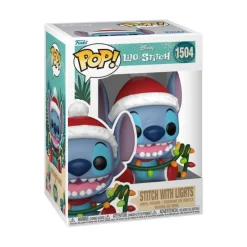 Funko Pop! Disney Lilo & Stitch Figura de Vinilo Stitch con Luces de Navidad> Fan Zone|Figuras Acción