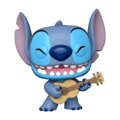 Disney Funko Pop! Lilo & Stitch Figura de Vinilo Stitch con Ukelele 25 cm Edición Especial> Fan Zone|Figuras Acción