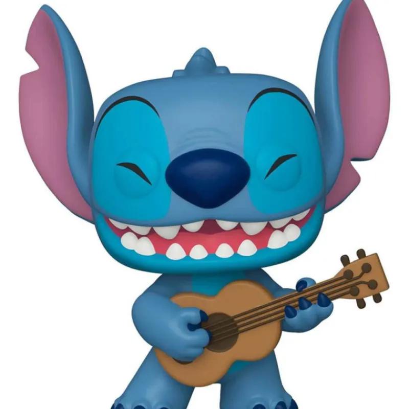 Funko Pop! Disney Lilo y Stitch Figura de Vinilo Stitch con Ukelele> Fan Zone|Figuras Acción