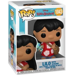 Funko Pop! Disney Lilo y Stitch Figura de Vinilo Lilo con Scrump> Fan Zone|Figuras Acción