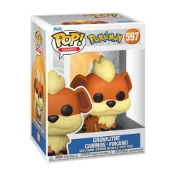 Funko Pop! Games Pokémon Figura De Vinilo Growlithe Caninos · Fukano> Fan Zone|Figuras Acción