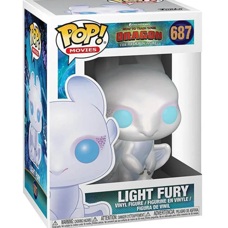 Funko Pop! Movies Figura Vinilo Cómo Entrenar a Tu Dragón 3 Light Fury> Fan Zone|Figuras Acción