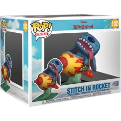 Funko Pop! Rides Disney Lilo Y Stitch Figura de Vinilo Stitch en Cohete> Fan Zone|Figuras Acción