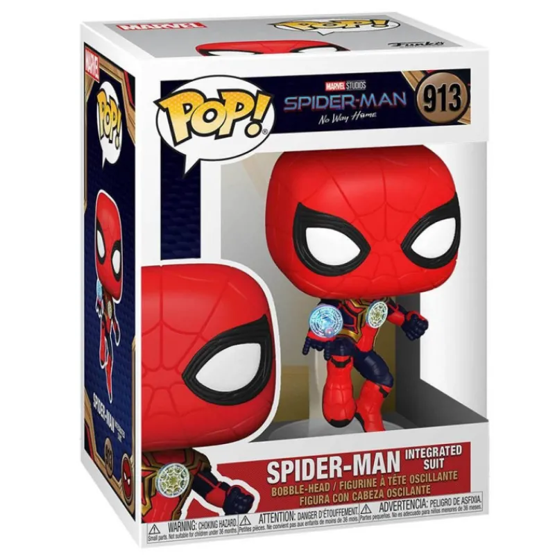 Funko Pop! SPIDER-MAN No Way Home Figura de Vinilo SPIDER-MAN con Traje Integrado> Fan Zone|Figuras Acción