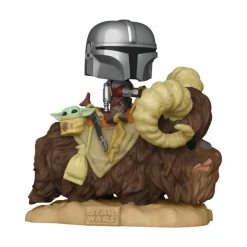 Star wars Funko Pop! Mandalorian Figura de Vinilo The Mandalorian y The Child en Bantha> Fan Zone|Figuras Acción