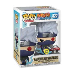 Funko Pop! Tees Naruto Shippuden Pack Figura Kakashi Edición Especial Brilla en la Oscuridad con Camiseta Talla XL><noscript><img width=