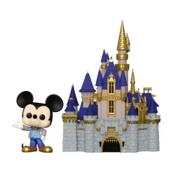 Disney Funko Pop! Town Walt World 50 Aniversario Figura de Vinilo Castillo de Cenicienta y Mickey Mouse> Fan Zone|Figuras Acción