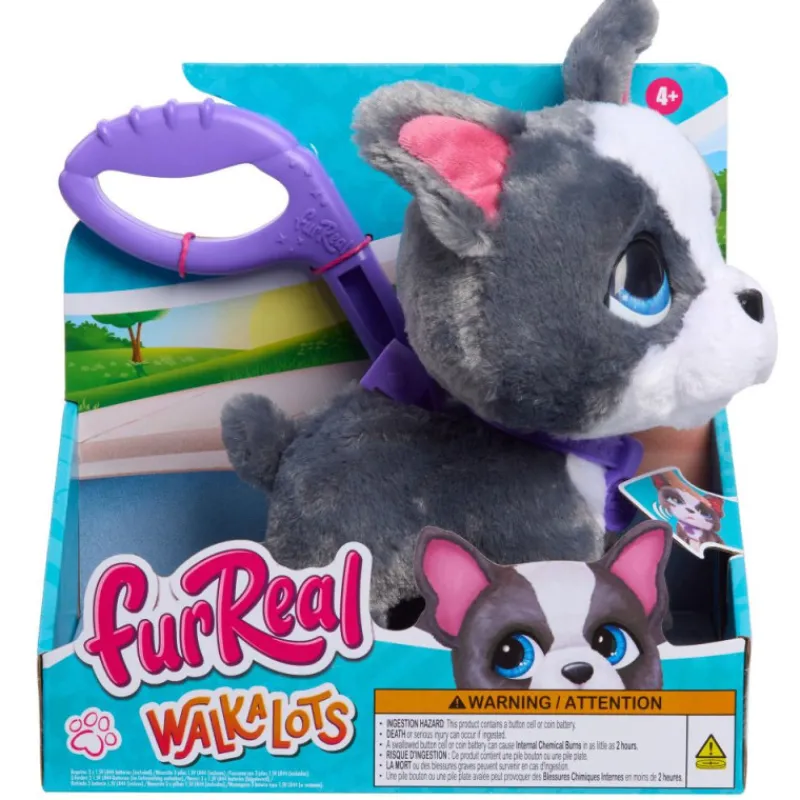 Fur real friends FurReal Walk-A-Lots Bulldog Francés Peluche Interactivo> Peluches