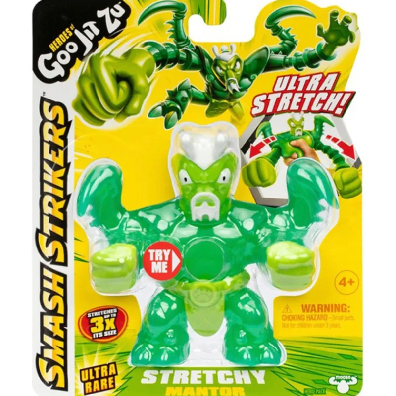 Goo jit zu Heroes Smash Strikers Figura Stretchy Mantor> Figuras Acción
