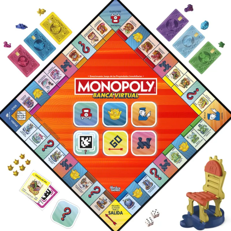 Hasbro gaming Monopoly Banca Virtual Juego de Mesa> Juegos De Mesa