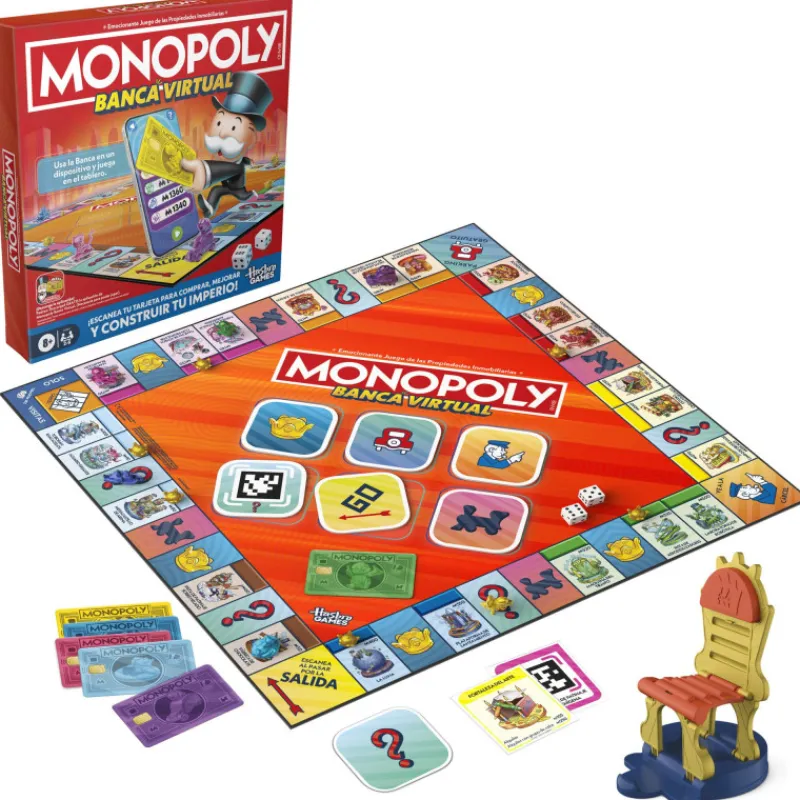 Hasbro gaming Monopoly Banca Virtual Juego de Mesa> Juegos De Mesa