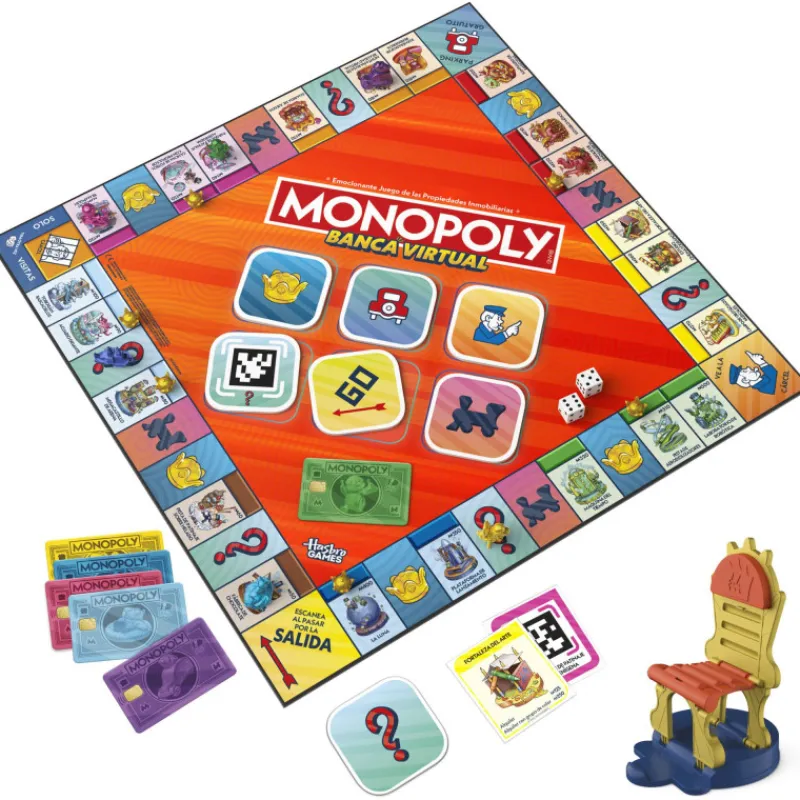 Hasbro gaming Monopoly Banca Virtual Juego de Mesa> Juegos De Mesa