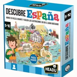 Otras marcas Headu Descubre España Juego Educativo de Geografía> Juegos De Mesa|Puzzles