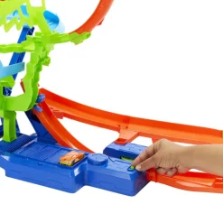 Hot wheels Hot Wheel Conjunto de Pista de Acrobacias Choque en el Aire con Coche><noscript><img width=