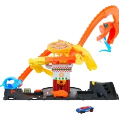 Hot wheels City Ataque Pizza Slam Cobra> Vehículos Y Pistas