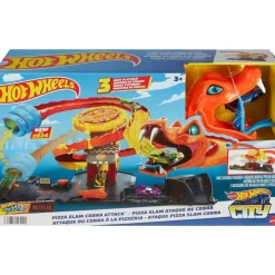 Hot wheels City Ataque Pizza Slam Cobra> Vehículos Y Pistas