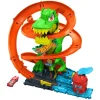 Hot wheels City Conjunto de Juego T-Rex Batalla en Llamas con Coche Metálico Escala 1:64 y Dinosaurio Enemigo> Vehículos Y Pistas