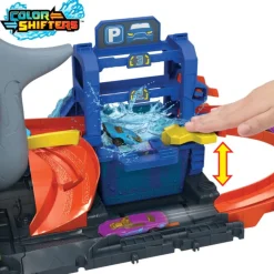 Hot wheels City Túnel de Lavado del Supertiburón Pista con Coche Reveal><noscript><img width=