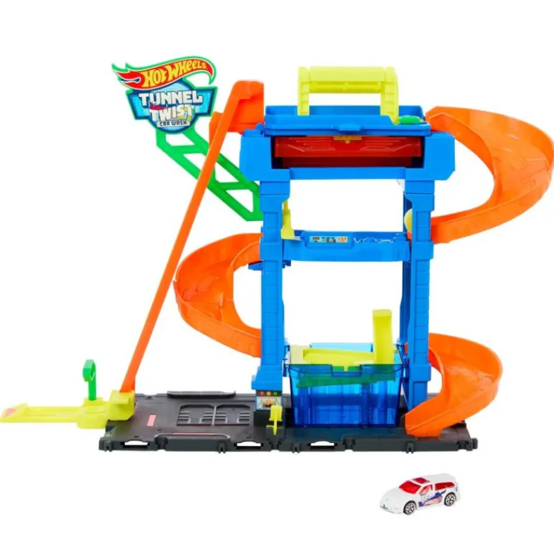 Hot wheels Color Shifters Autolavado De Túnel En Espiral> Vehículos Y Pistas