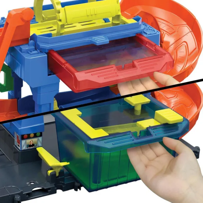 Hot wheels Color Shifters Autolavado De Túnel En Espiral> Vehículos Y Pistas