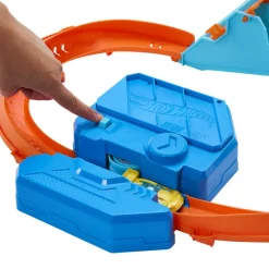 Hot wheels Conjunto de Juego Circuito Supersalto de Track Creator con Coche><noscript><img width=