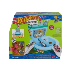 Hot wheels Flush & Go Skate Bowl Set de Juego con Forma de Inodoro> Vehículos Y Pistas