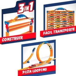 Hot wheels Maletín Portacoches 3 en 1><noscript><img width=