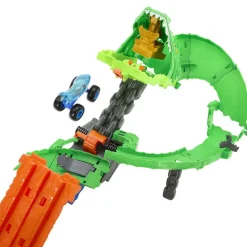 Hot wheels Monster Trucks Conjunto Destrucción del Dragón Serie Sharks Vs Dinos><noscript><img width=