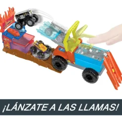 Hot wheels Monster Trucks Arena Smashers Color Shifters 5 Alarm Rescue><noscript><img width=