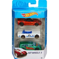 Hot wheels Pack 3 Vehículos Varios Modelos> Vehículos Y Pistas