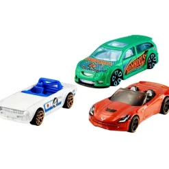 Hot wheels Pack 3 Vehículos Varios Modelos> Vehículos Y Pistas