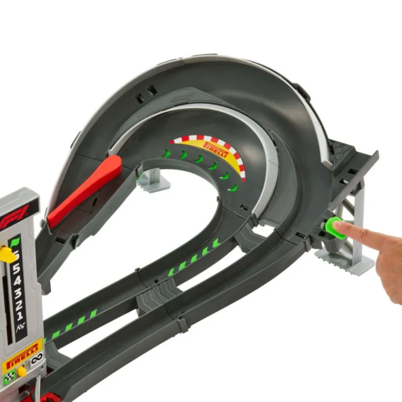 Hot wheels Racing Conjunto Circuito de Gran Premio de Formula 1 con 3 Coches> Vehículos Y Pistas