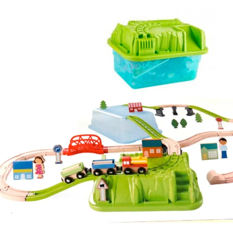 Imaginarium Natural Tren Circuito> Vehículos Y Pistas