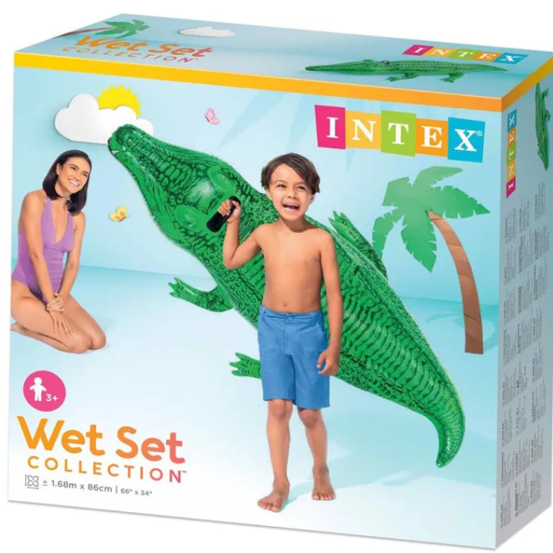 Otras marcas INTEX Cocodrilo Hinchable 168 x 86 cm> Juguetes Deportivos