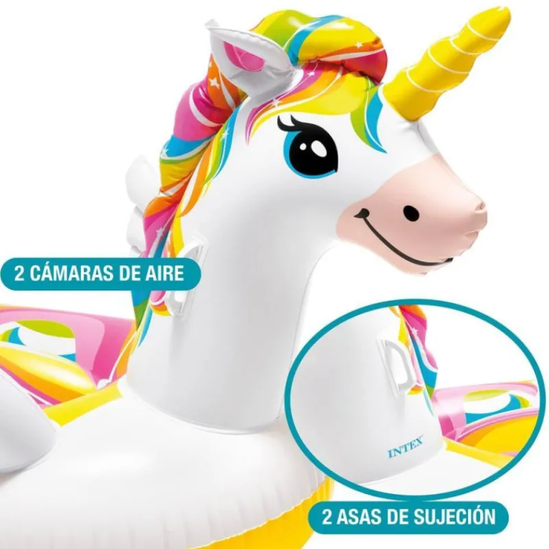 Otras marcas INTEX Unicornio Hinchable 198 x 140 x 97 cm.> Juguetes Deportivos