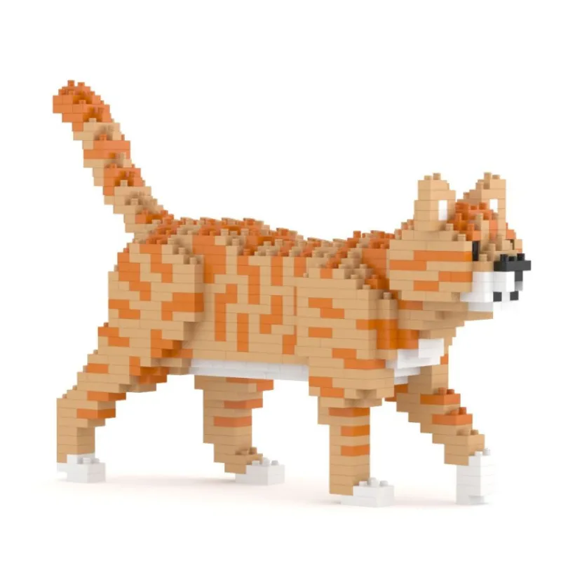 Jecka Orange Tabby Cat Mini 01 S Kit de Bloques de Construcción> Construcción|Fan Zone
