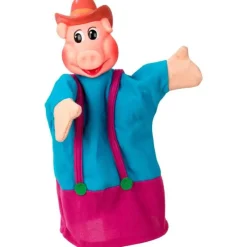 Juguettos 4 Marionetas Los Tres Cerditos><noscript><img width=