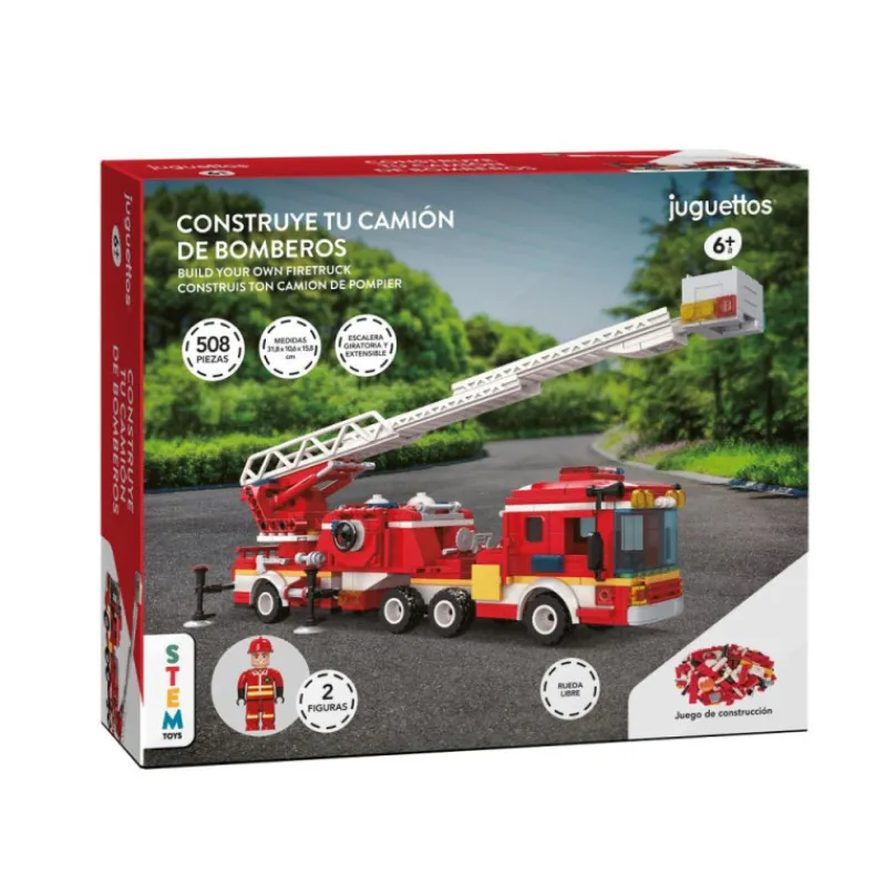 Juguettos Construye tu Camión de Bomberos> Construcción