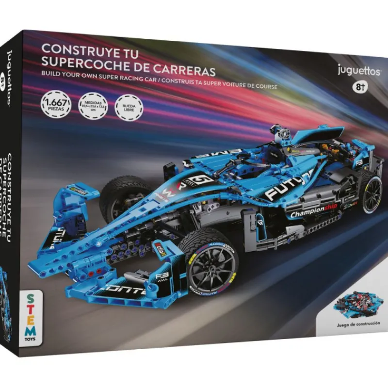 Juguettos Construye Tu Supercoche de Carreras> Construcción