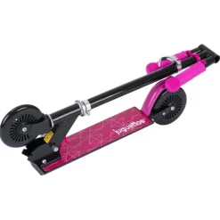 Juguettos Patinete de Aluminio Negro y Rosa><noscript><img width=