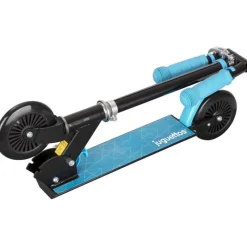 Juguettos Patinete de Aluminio Negro y Azul><noscript><img width=