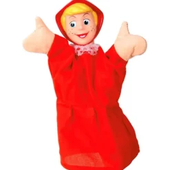 Juguettos Teatro con 4 Marionetas de Caperucita Roja><noscript><img width=