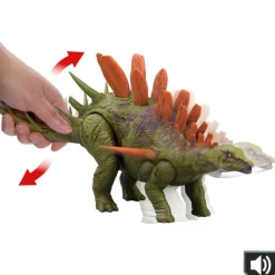 Jurassic world Dinosaurio Kentrosaurus Rugido Salvaje con Sonido de Rugido y Acción de Ataque><noscript><img width=