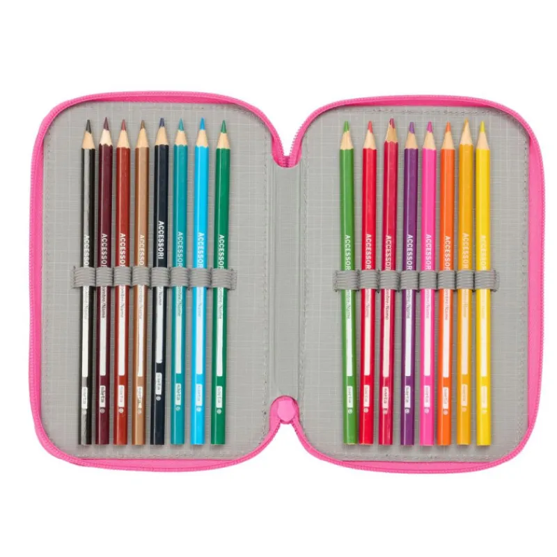 Kuromi Plumier Triple 37 Piezas> Vuelta Al Cole