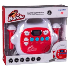 La banda Karaoke Portátil 2 Micros con USB y Bluetooth> Musicales