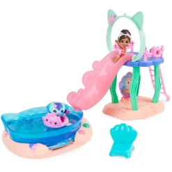 La casa de munecas de gabby La Casa de Muñecas de Gabby Playset Piscina Gabby y Gatirena> Figuras Acción