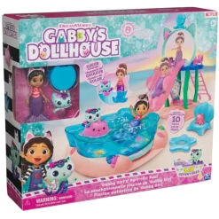 La casa de munecas de gabby La Casa de Muñecas de Gabby Playset Piscina Gabby y Gatirena> Figuras Acción