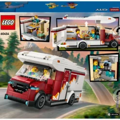 Lego City Autocaravana Aventurera de Vacaciones - 60454> Construcción