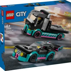Lego City Great Vehicles Coche De Carreras Y Camión De Transporte - 60406> Construcción
