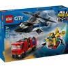 Lego City Great Vehicles Remix: Helicóptero, Camión de Bomberos y Submarino - 60462> Construcción